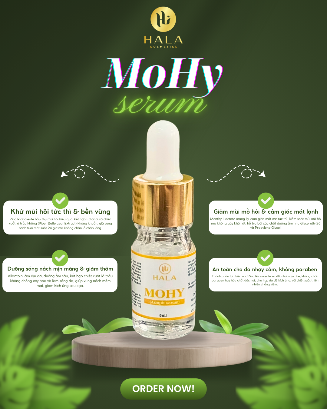 MOHY Serum — tính năng nổi bật