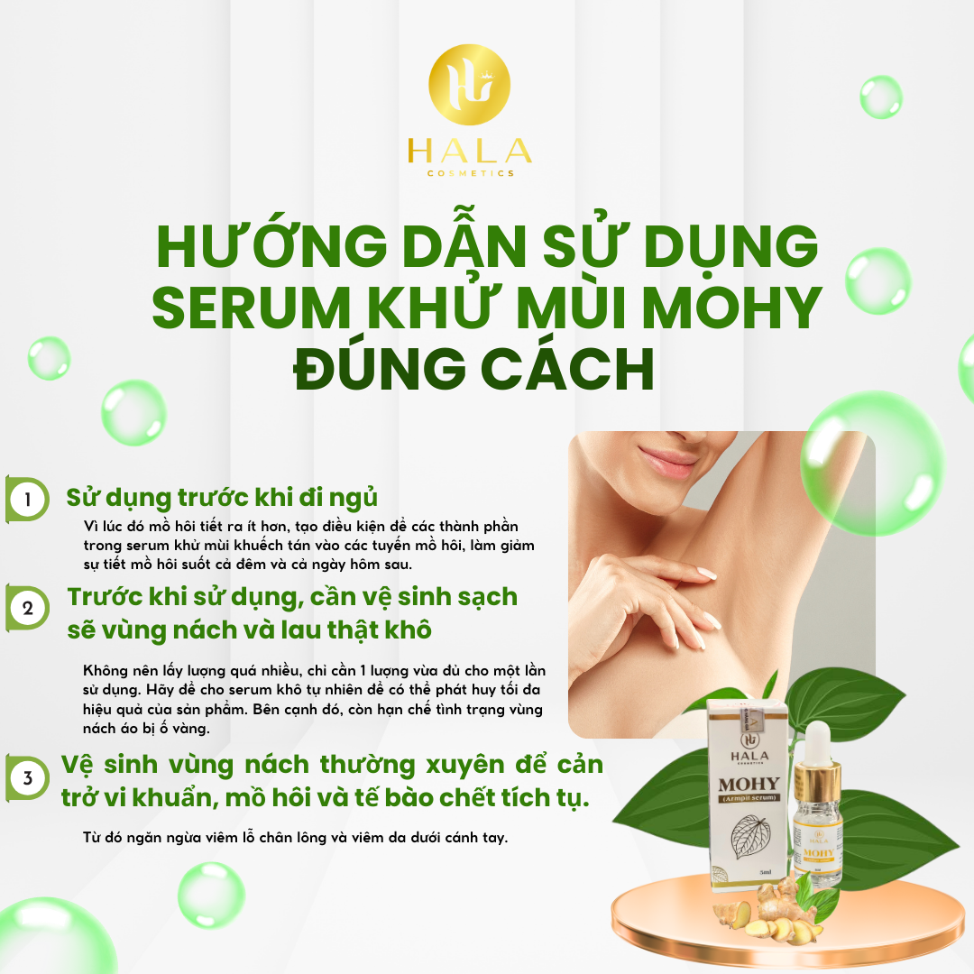 Hướng dẫn sử dụng MOHY Serum